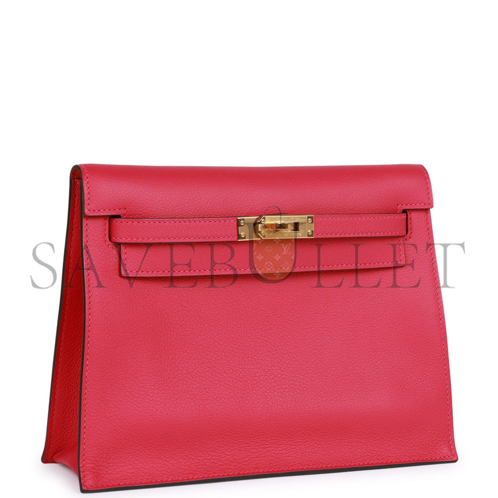 H**mes kelly danse framboise evercolor gold hardware (22*16*7cm)