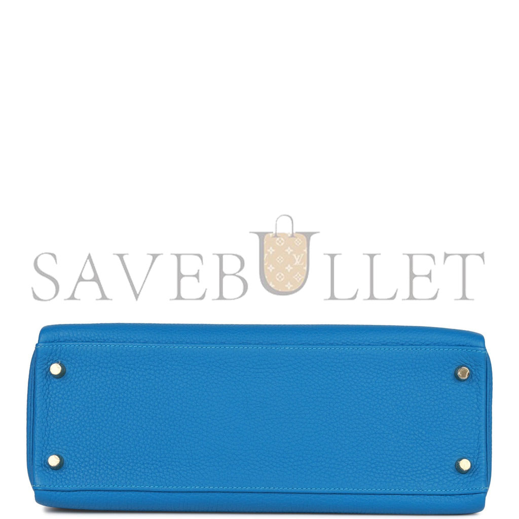 H**mes kelly retourne 32 mykonos clemence gold hardware  (32*23*10.5cm)