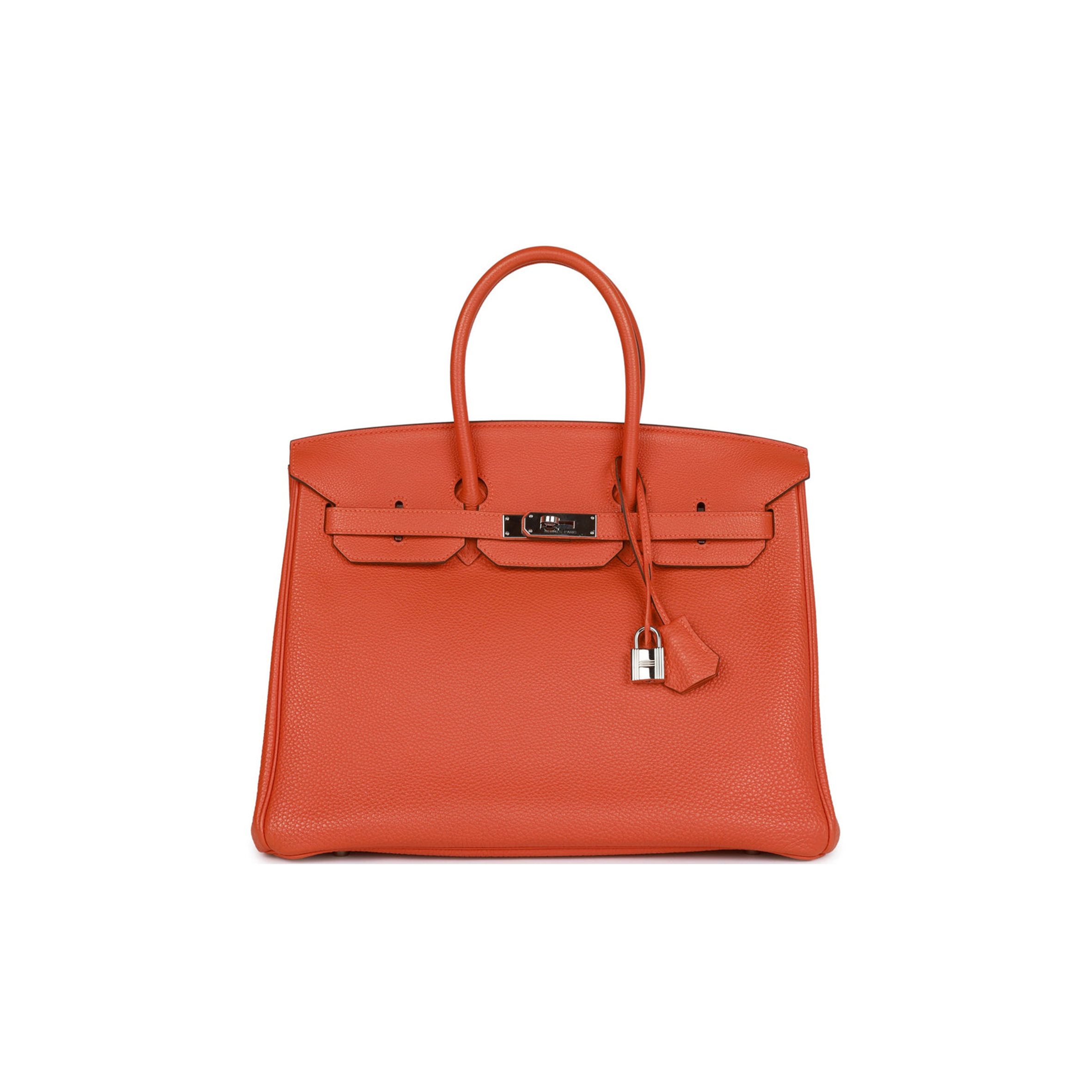H**mes birkin 35 orange h clemence palladium hardware (35cm)