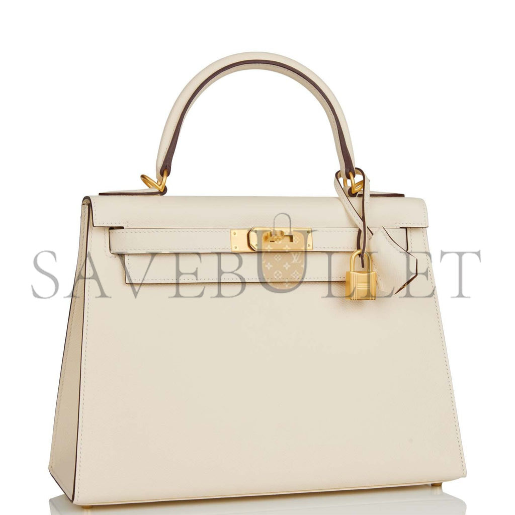 H**mes special order (hss) kelly sellier 28 nata verso epsom brushed gold hardware  (28*22*10cm)