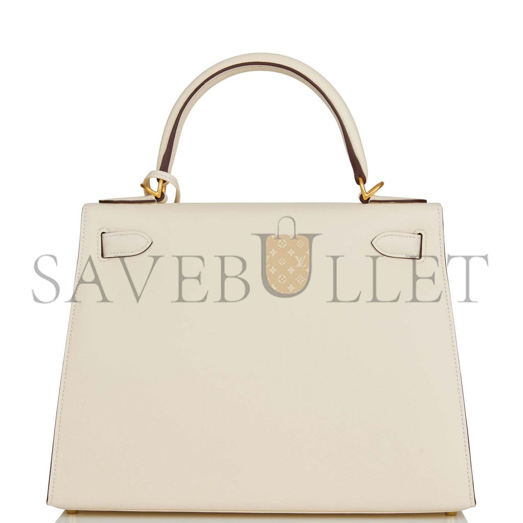 H**mes special order (hss) kelly sellier 28 nata verso epsom brushed gold hardware  (28*22*10cm)