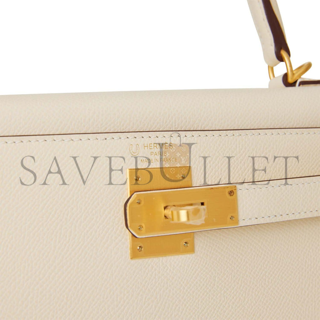 H**mes special order (hss) kelly sellier 28 nata verso epsom brushed gold hardware  (28*22*10cm)