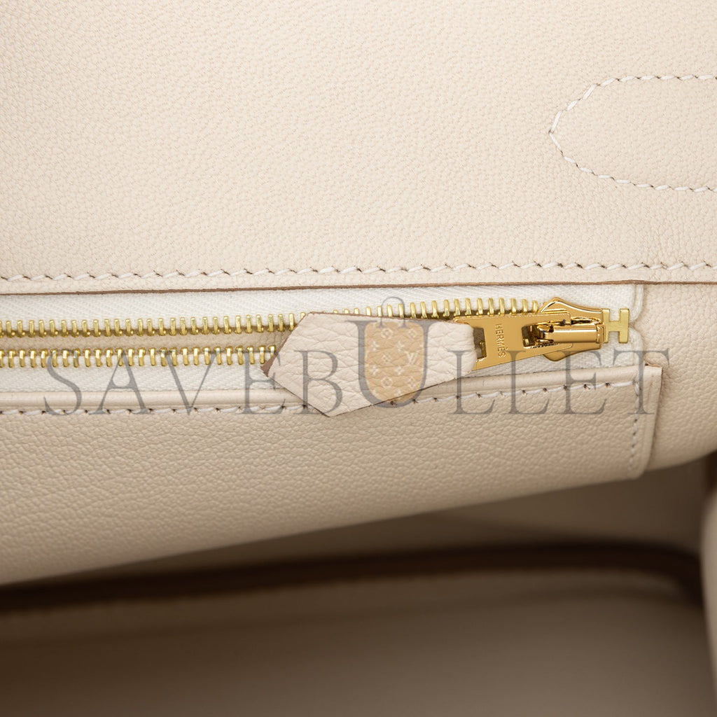 H**mes birkin 30 craie togo rose gold hardware  (30cm)