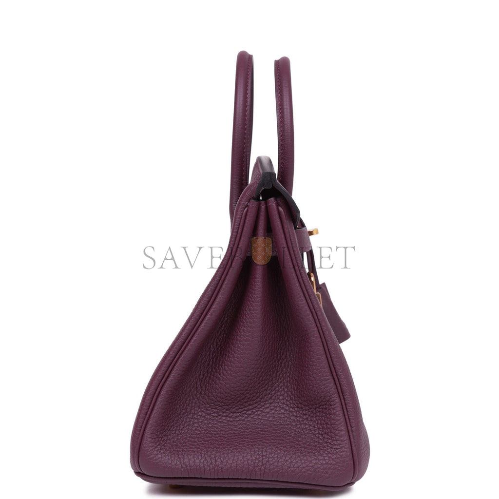 H**mes birkin 25 cassis togo gold hardware  (25cm)