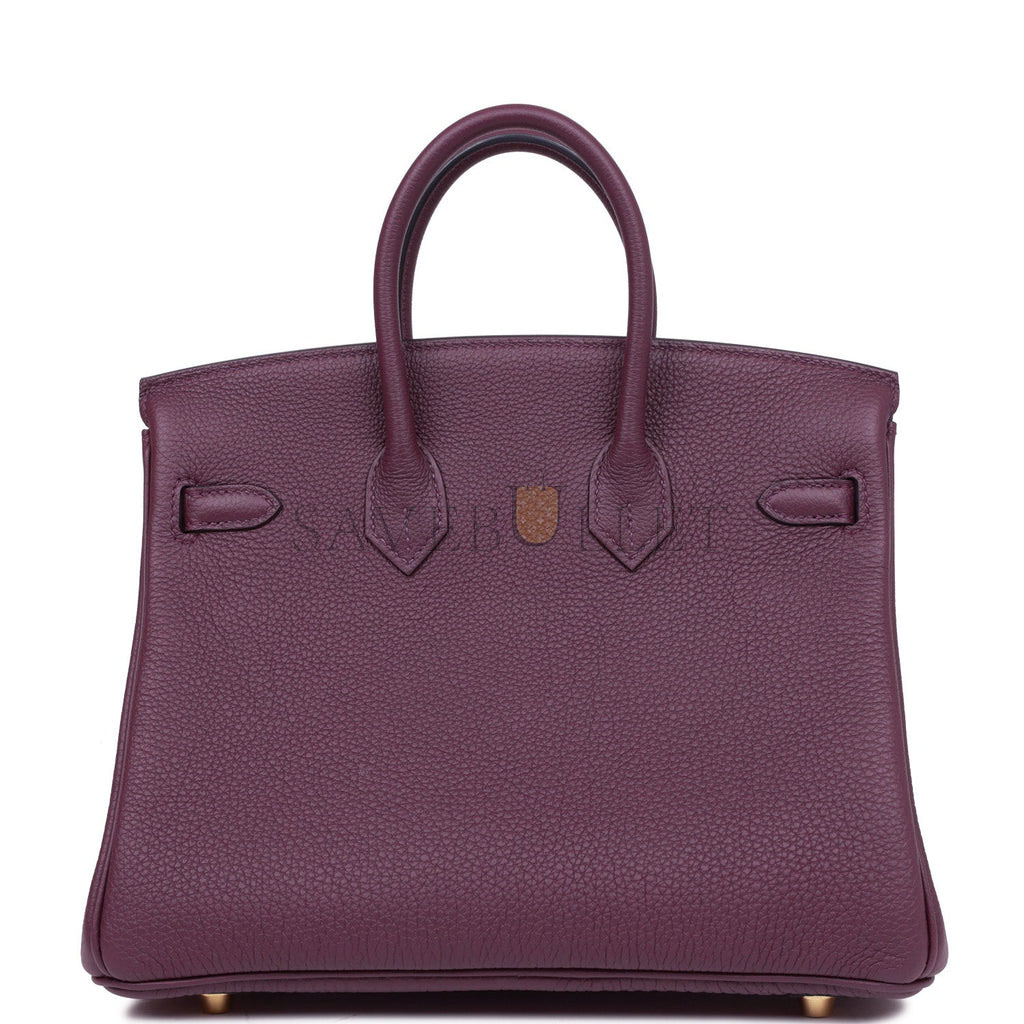 H**mes birkin 25 cassis togo gold hardware  (25cm)