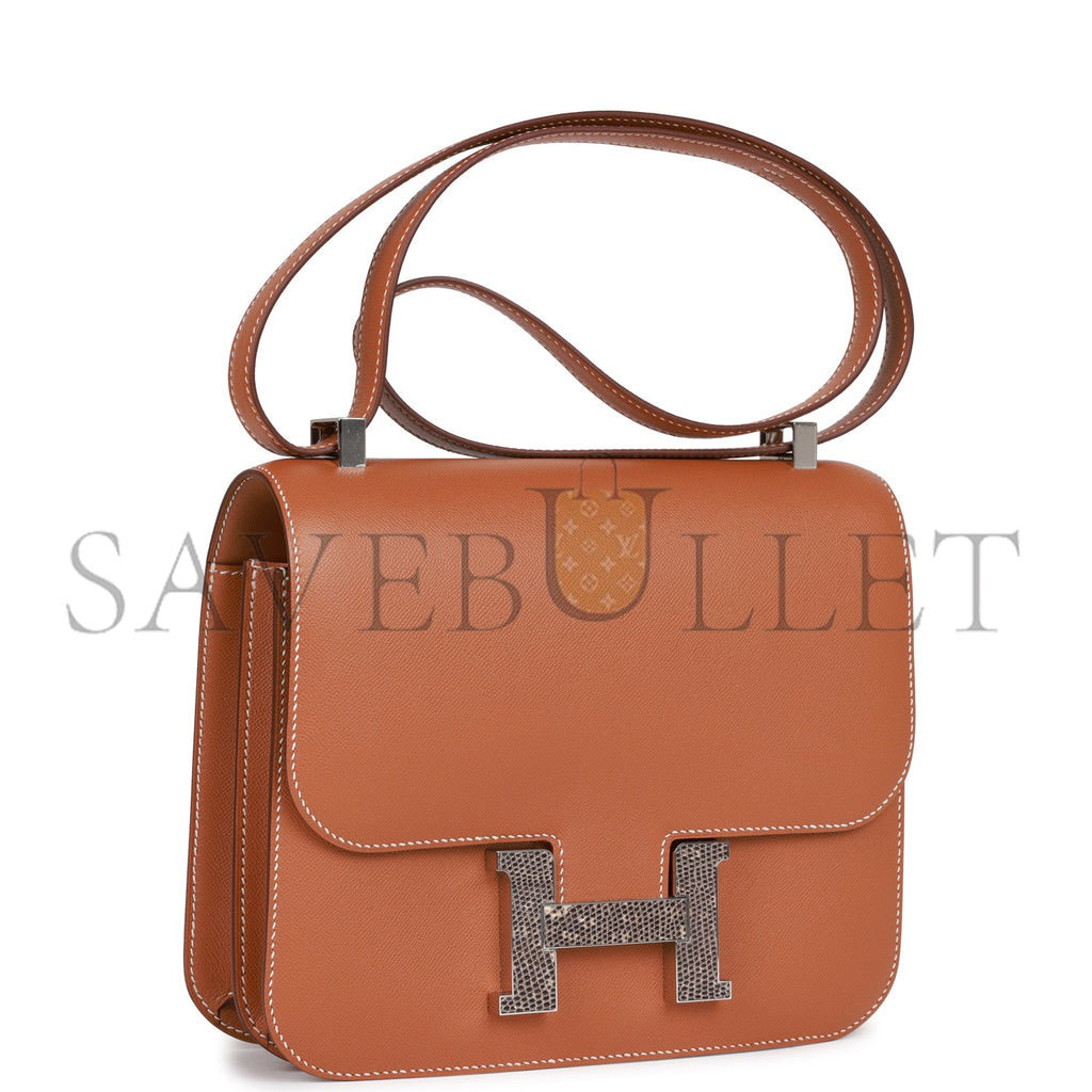 H**mes constance 24 gold madame and lizard palladium hardware 39820978618462 (24cm)