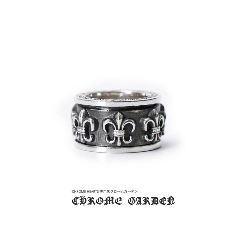 CHR*ME HE*RTS BS FLEUR SPINNER RING
