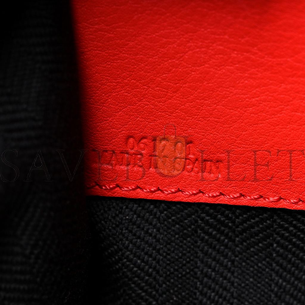 LOEWE CALFSKIN SMALL HAMMOCK SHOULDER BAG SCARLET RED (30*25*13.5cm)