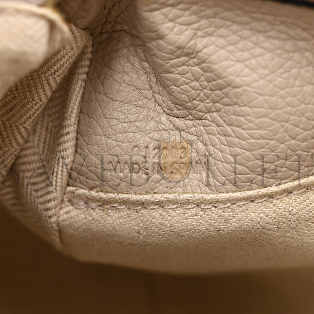 LOEWE GRAINED CALFSKIN SMALL PUZZLE BAG SAND (24*16.5*10.5cm)
