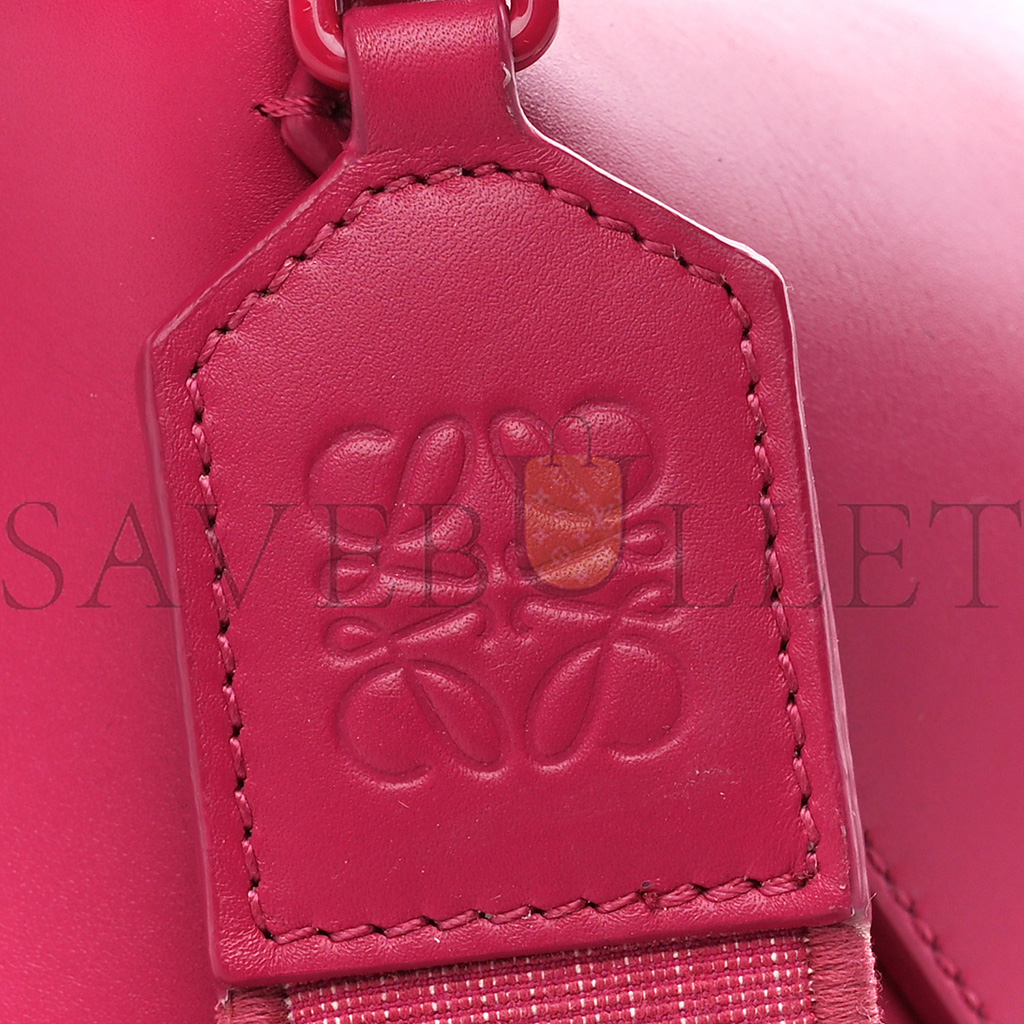 LOEWE SATIN CALFSKIN MONOCHROME SMALL PUZZLE EDGE BAG RUBY RED GLAZE (24*16.5*10.5cm)