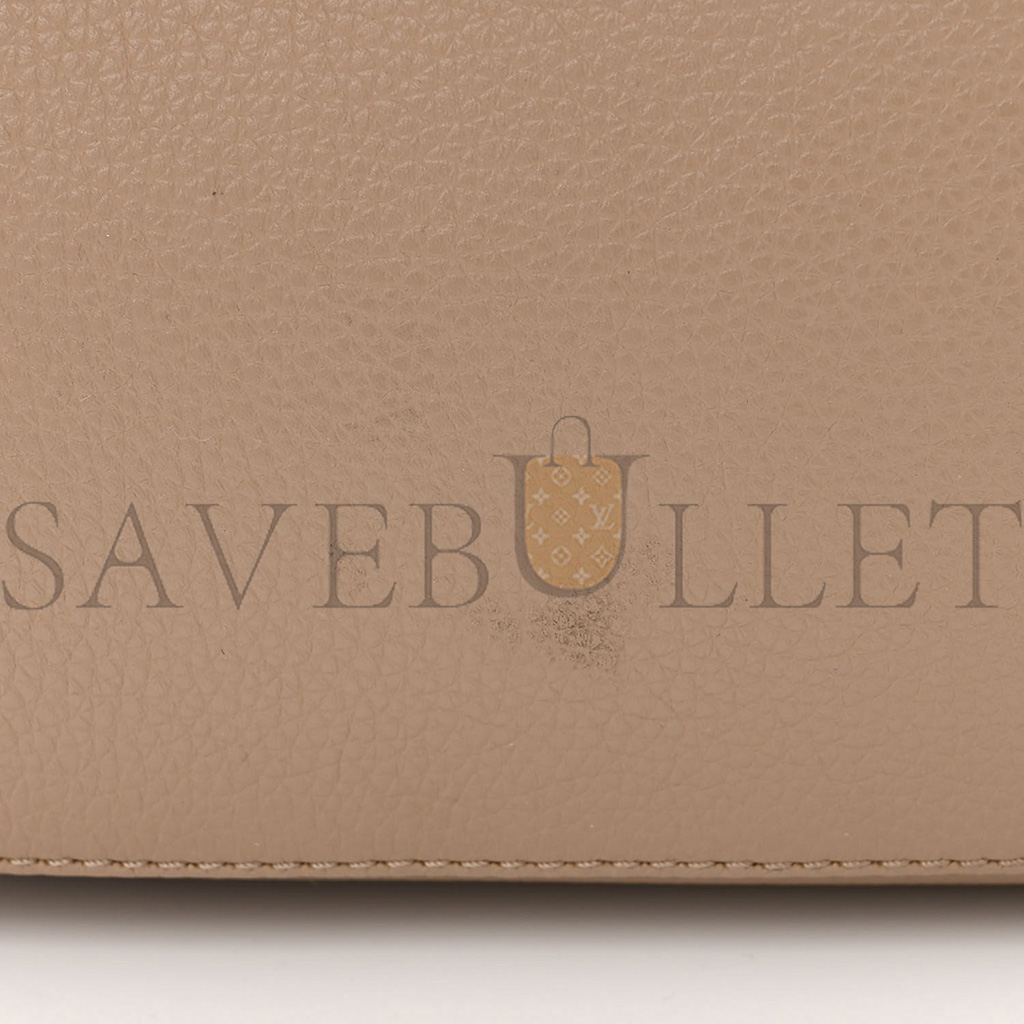 LOEWE GRAINED CALFSKIN SMALL PUZZLE BAG SAND MINK (24*16.5*10.5cm)