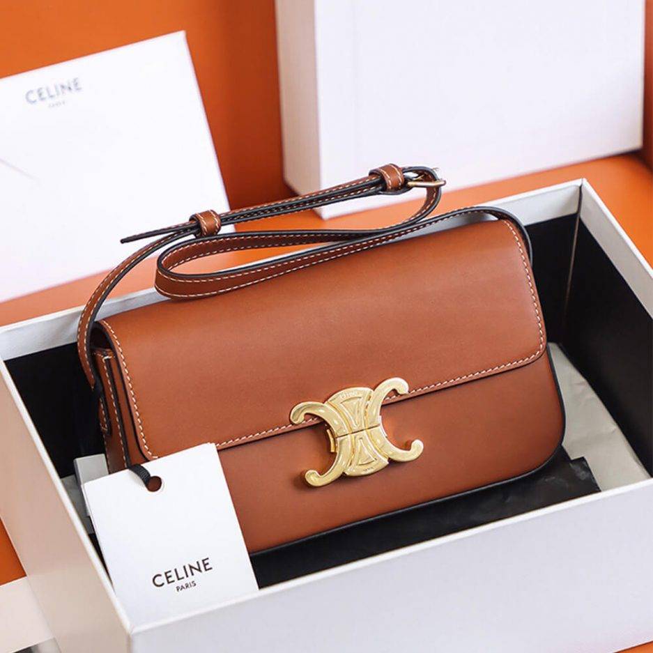 Ce**e triomphe shoulder bag 194143bfn.04lu (20*10*4cm)