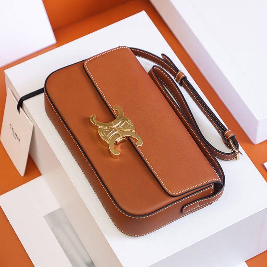 Ce**e triomphe shoulder bag 194143bfn.04lu (20*10*4cm)