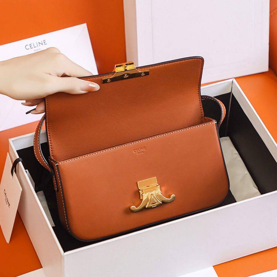 Ce**e triomphe shoulder bag 194143bfn.04lu (20*10*4cm)