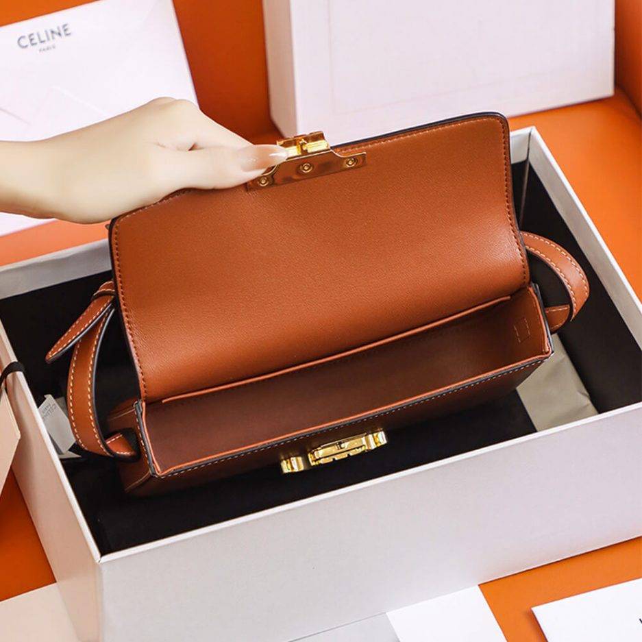 Ce**e triomphe shoulder bag 194143bfn.04lu (20*10*4cm)