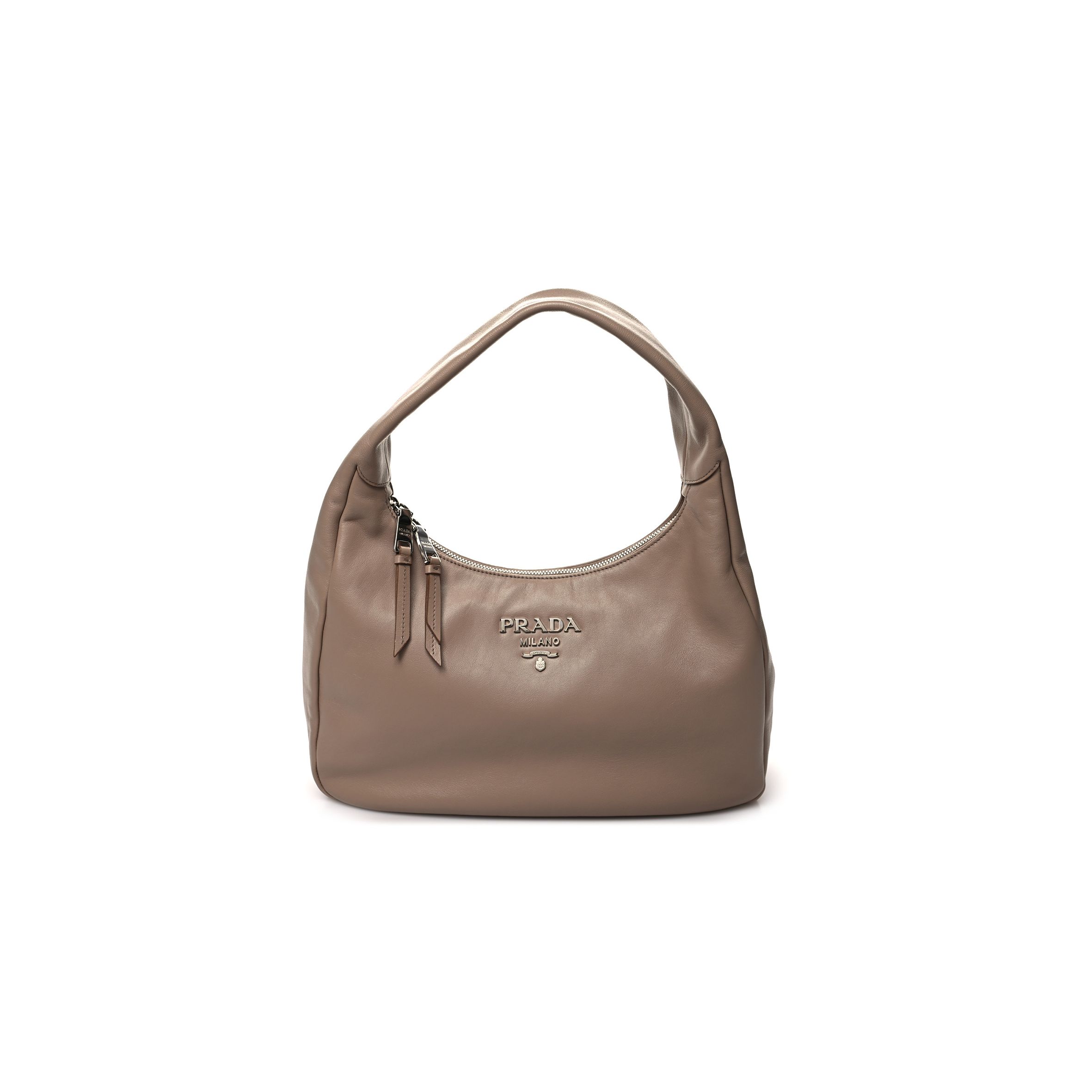 Pra*a vitello soft hobo cammeo (30*25*11cm)