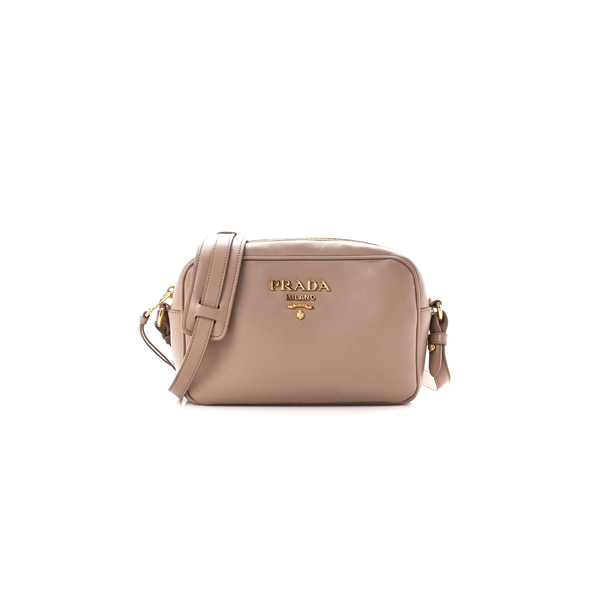 Pra*a vitello phenix camera bag cammeo (22*13*7cm)