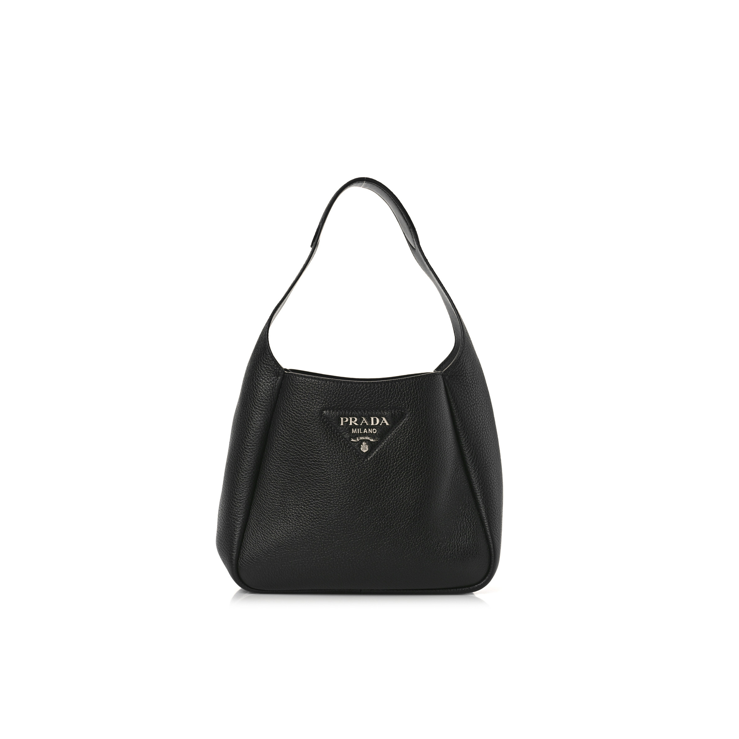 Pra*a vitello daino dynamique hobo black (23*20*13cm)