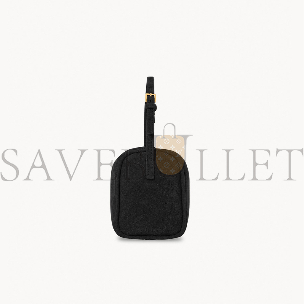 THE R*W 90'S BAG IN NUBUCK BLACK W1281L87BAG (20*11*8cm)