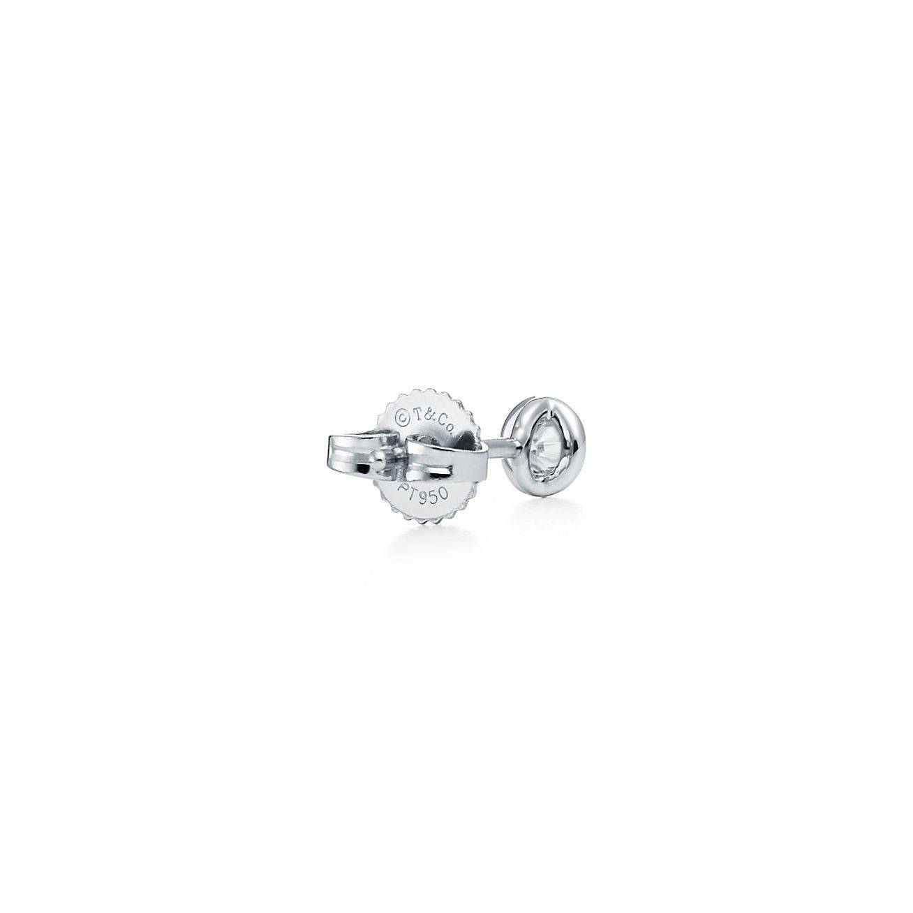 T*f*ny elsa peretti® diamonds by the yard® earrings in platinum 60017554