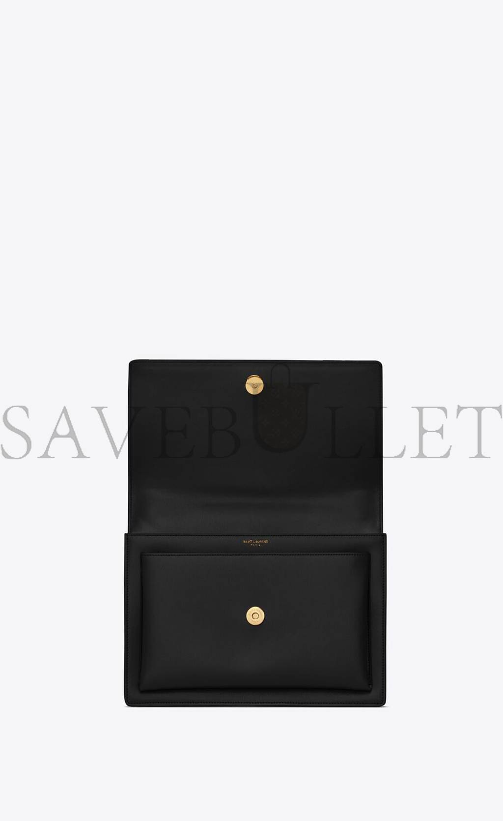 YSL SUNSET LARGE CHAIN BAG IN SMOOTH LEATHER 498779D420W1000 (27*18*8cm)