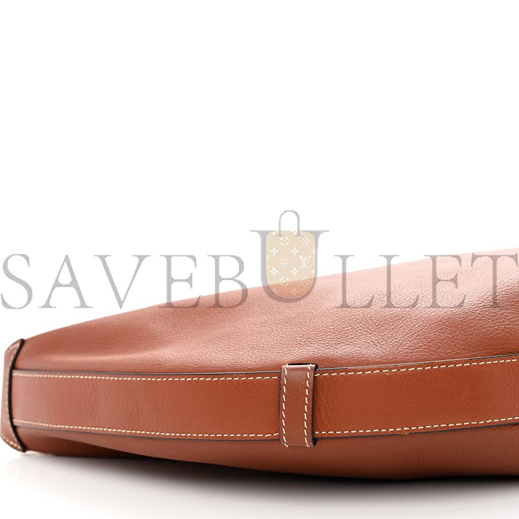 Ce**e supple calfskin medium strap leandre shoulder bag brown (44*27*3cm)