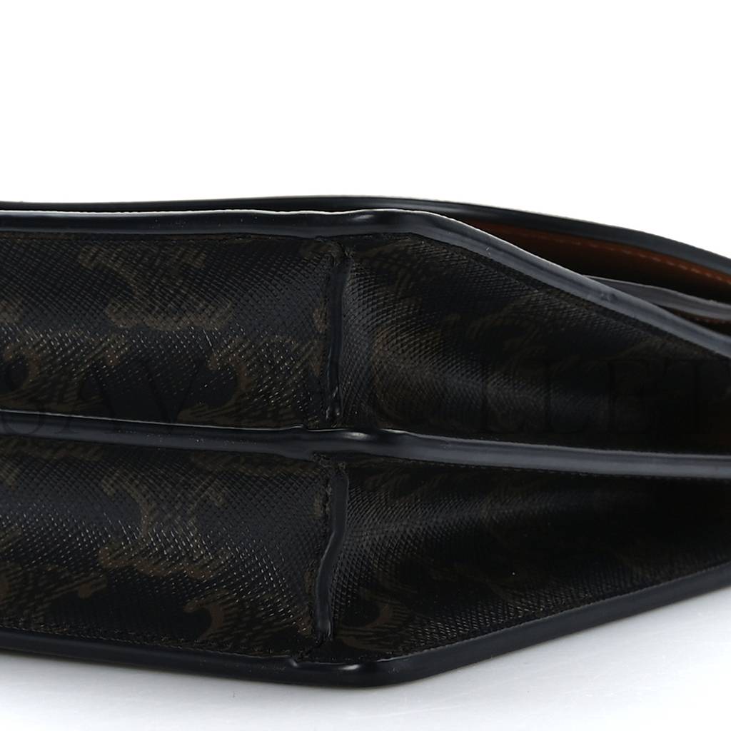 Ce**e triomphe canvas lambskin wallet on strap tan (20*13*6cm)