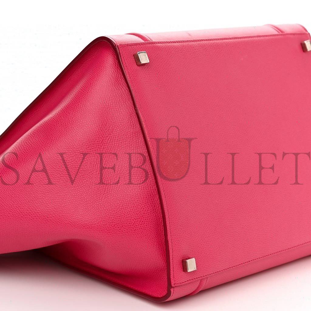 Ce**e grained calfskin medium phantom luggage fuchsia (30*27*25cm)