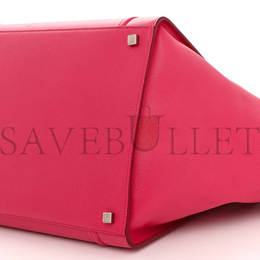 Ce**e grained calfskin medium phantom luggage fuchsia (30*27*25cm)