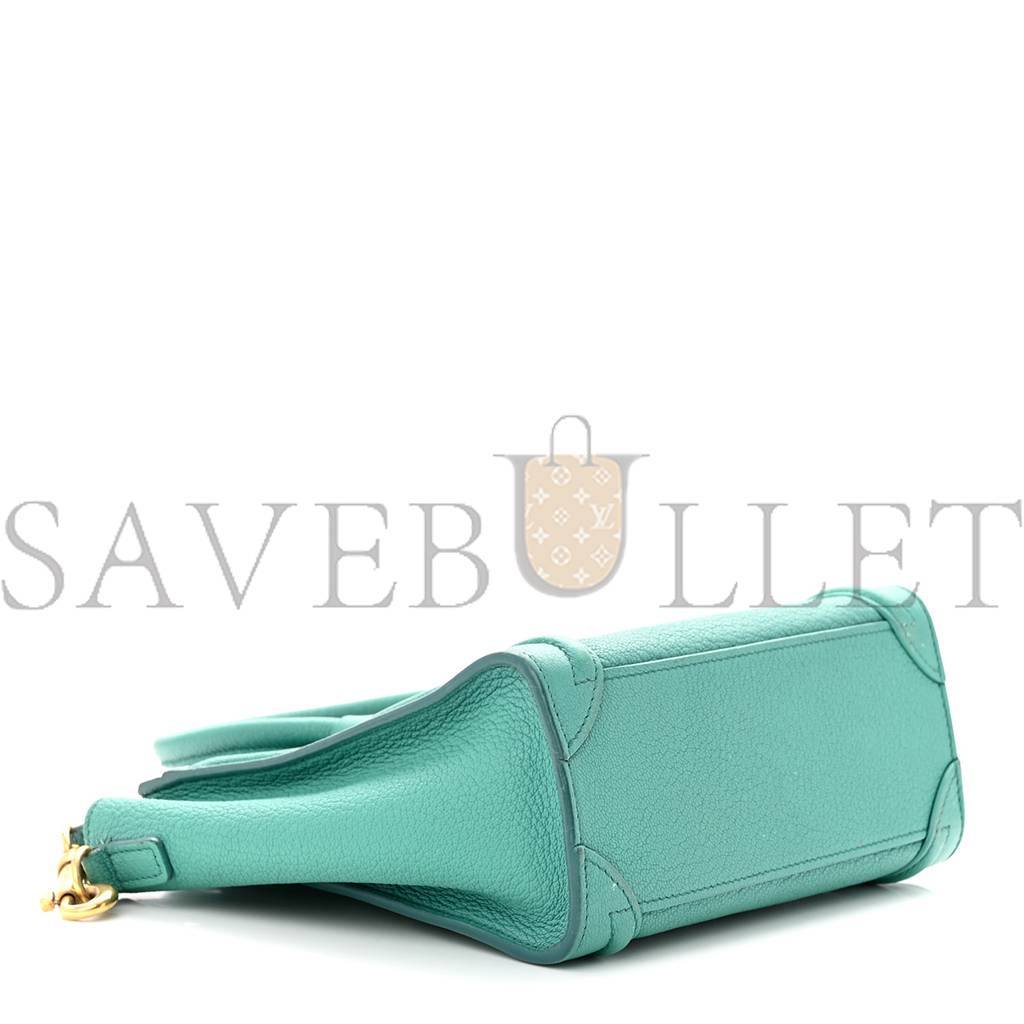 Ce**e drummed calfskin nano luggage (20*20*10cm)