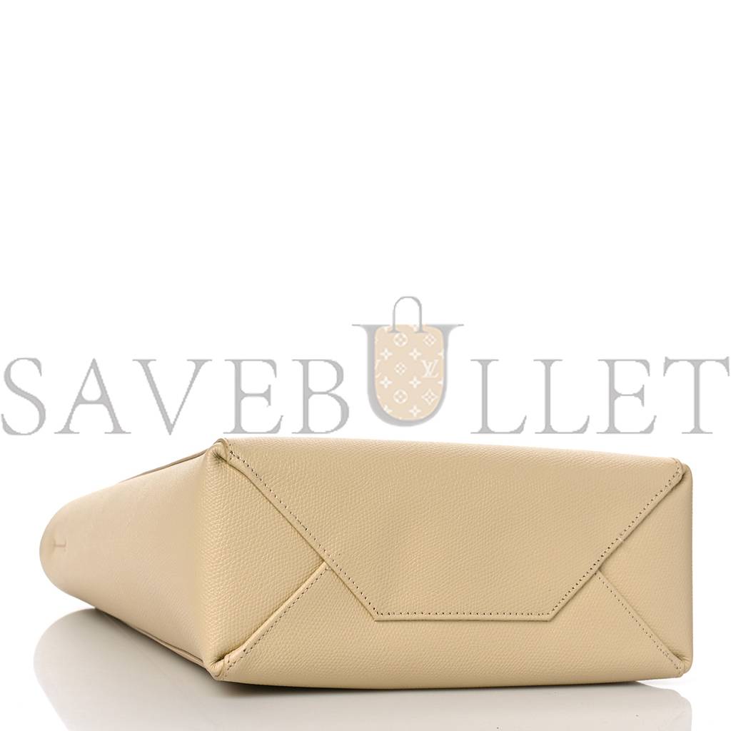 Ce**e grained calfskin small vertical cabas sand (29*23*10cm)