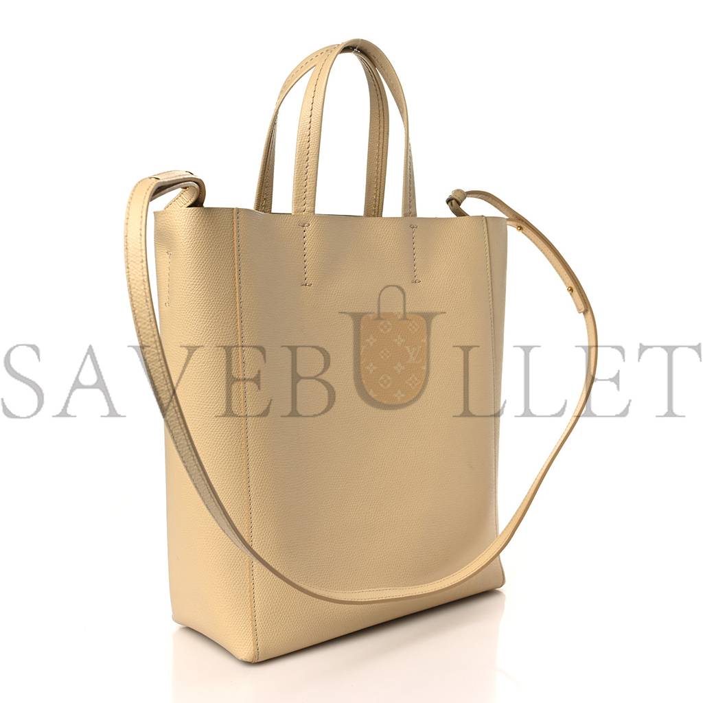Ce**e grained calfskin small vertical cabas sand (29*23*10cm)