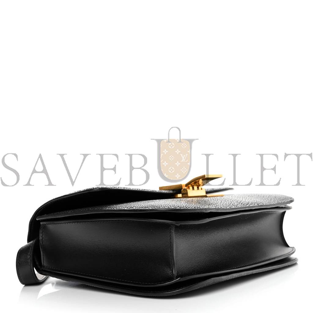 Ce**e stingray medium classic box flap bag black (23*18*8cm)