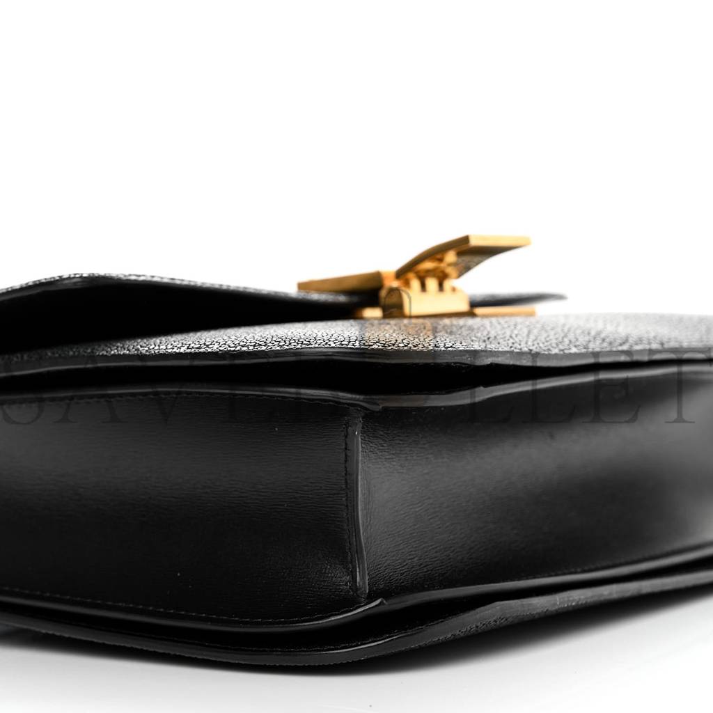 Ce**e stingray medium classic box flap bag black (23*18*8cm)