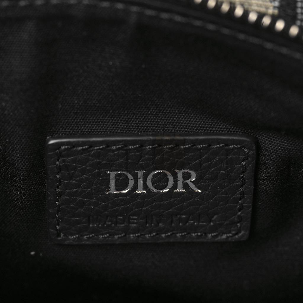 D*or oblique mens mini saddle bag blue (23*18*2.5cm)
