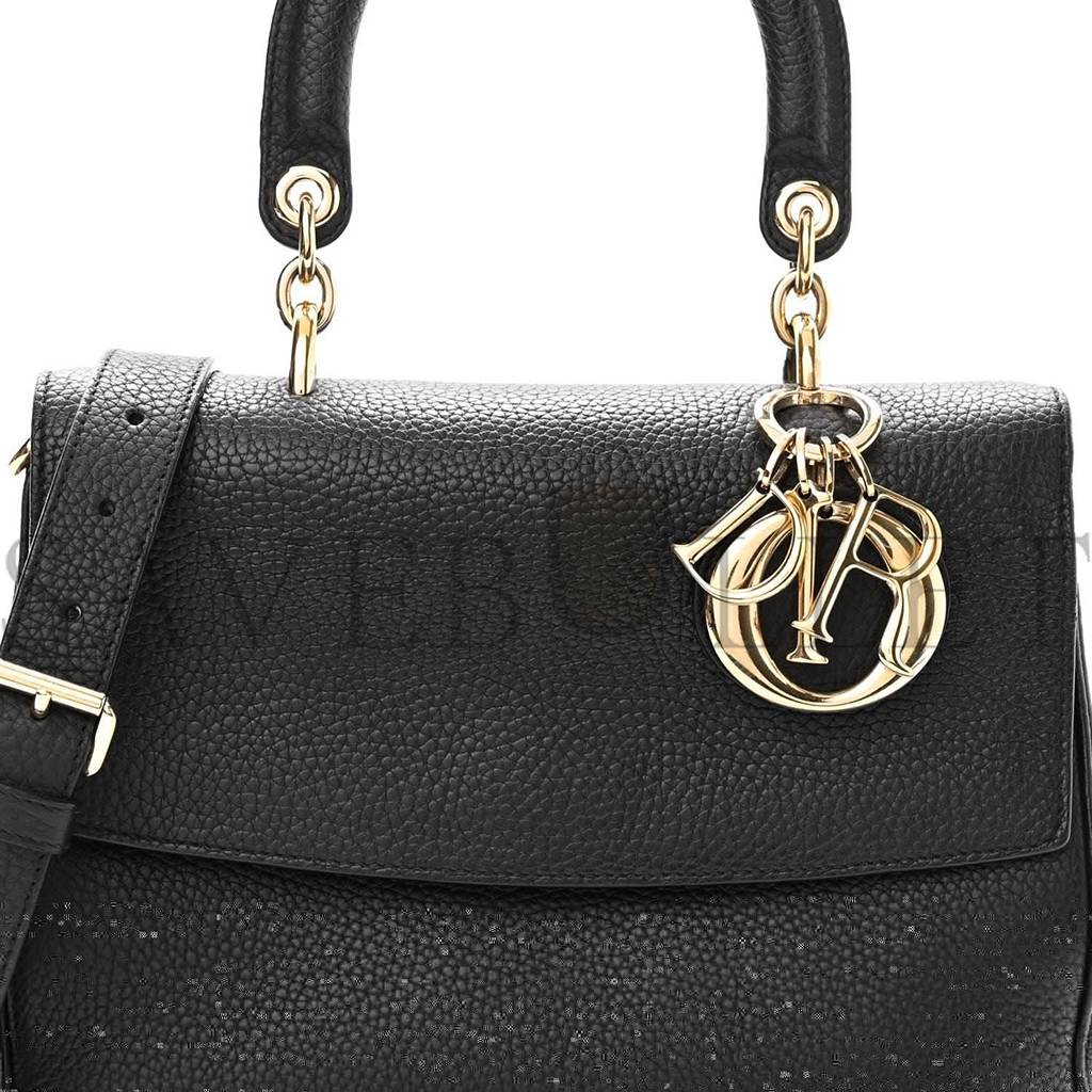 D*or bullcalf small be D*or flap black fraise (27*20*12.7cm)